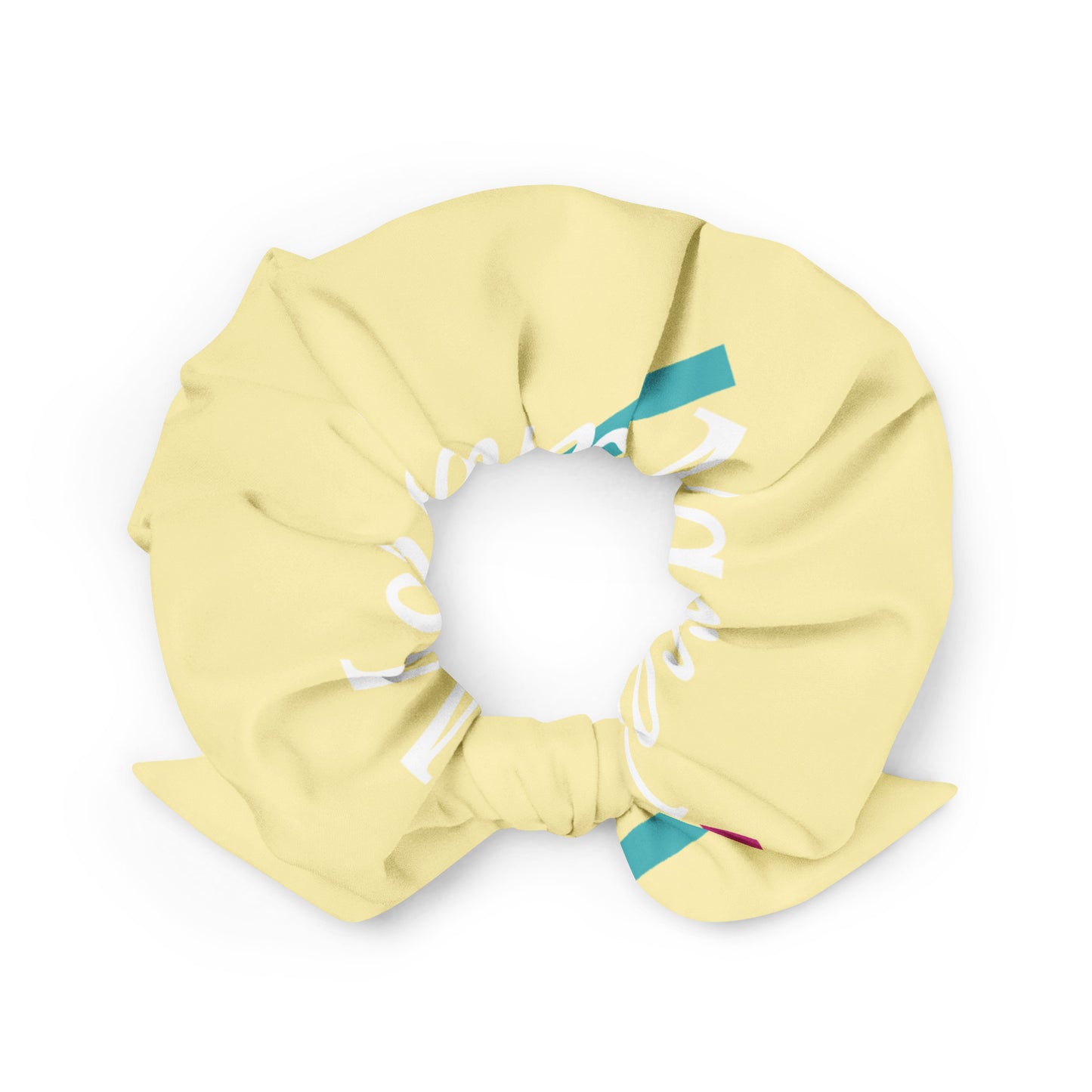 Yellow Confetti Scrunchie