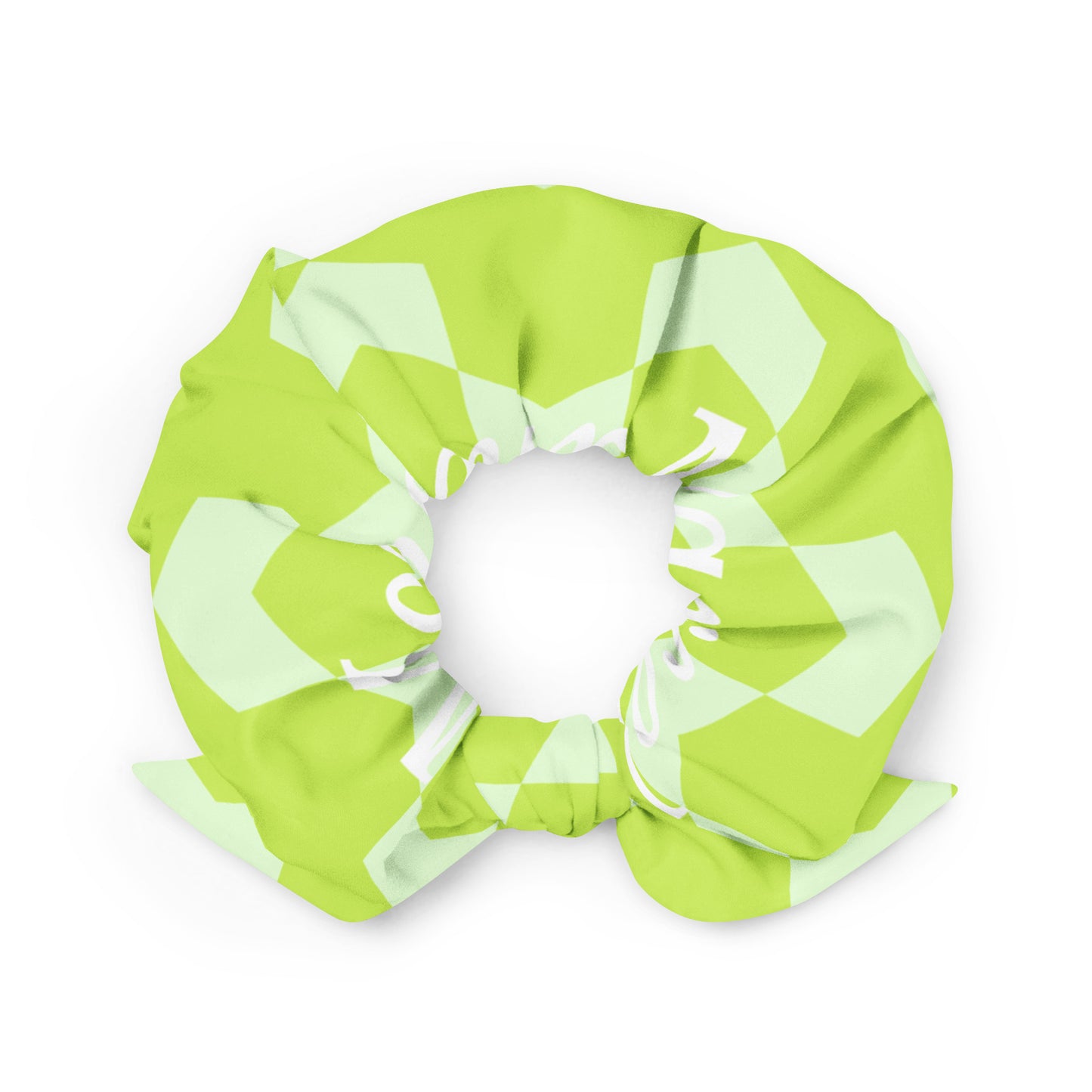Bright Green Scrunchie