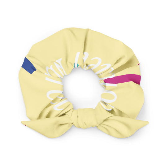 Yellow Confetti Scrunchie