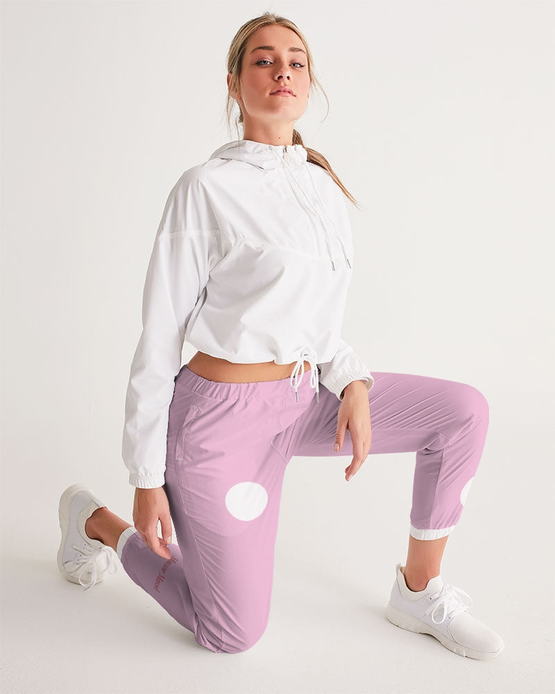 Pink dot Women's All-Over Print Track Pants