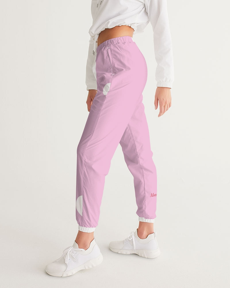 Pink dot Women's All-Over Print Track Pants