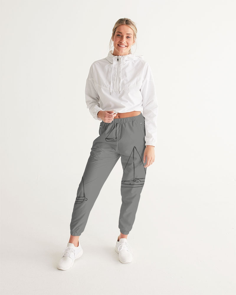 grey boat Women's All-Over Print Track Pants